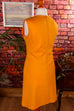 60s Disco Minikleid orange
