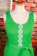 70s Minikleid neongrün