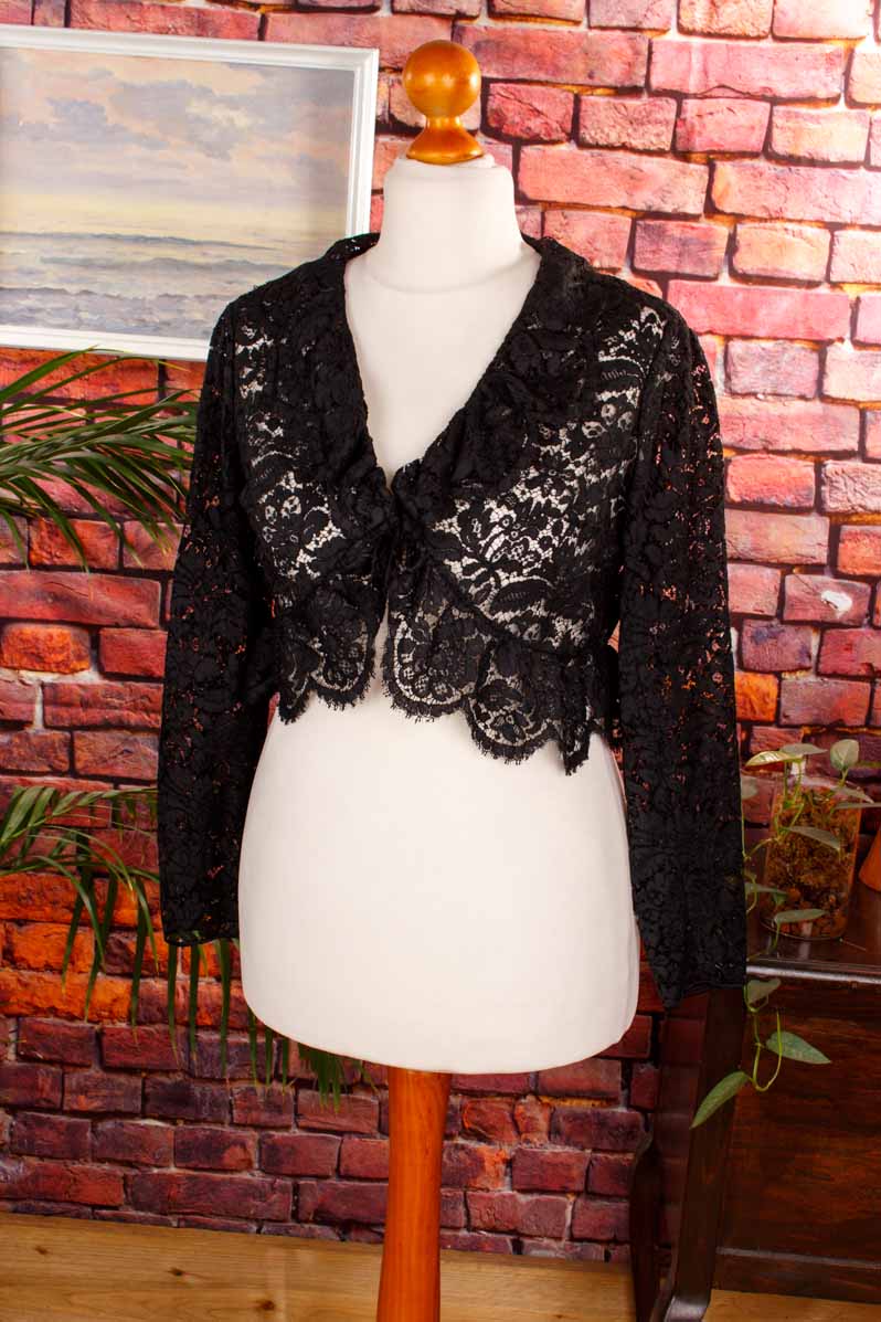 Rockabella Bolero schwarz Spitze