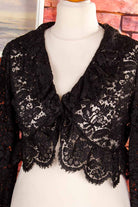 Rockabella Bolero schwarz Spitze