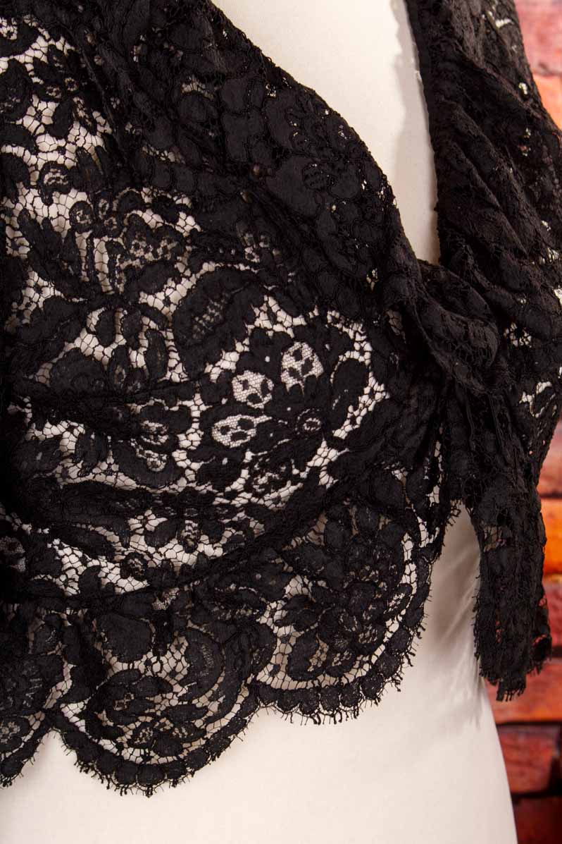 Rockabella Bolero schwarz Spitze