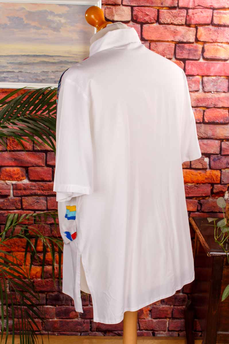 maritime Statement Bluse mit Weste