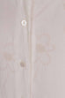 Boho Bluse weiß Viskose bestickt