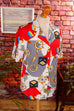 Vintage Viskosebluse maritim
