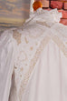 Cottage Core Bluse weiß Spitze