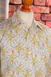 70s Disco Hemd Blümchen