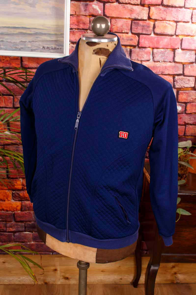 Vintage Trainingsjacke blau 1:0