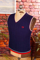 Fred Perry Pullunder blau