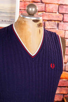 Fred Perry Pullunder blau