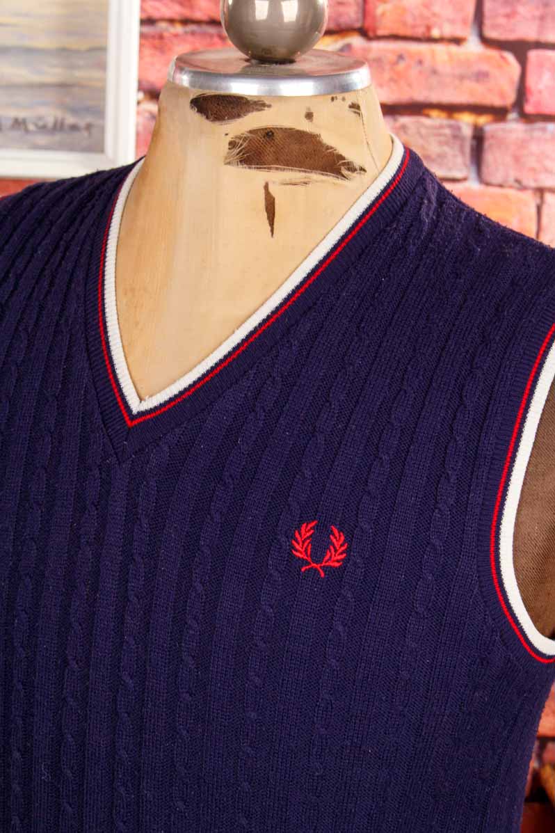 Fred Perry Pullunder blau