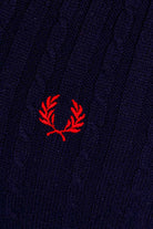 Fred Perry Pullunder blau