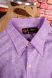 70s Disco Hemd lila Muster