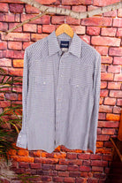 Wrangler Westernhemd blau kariert
