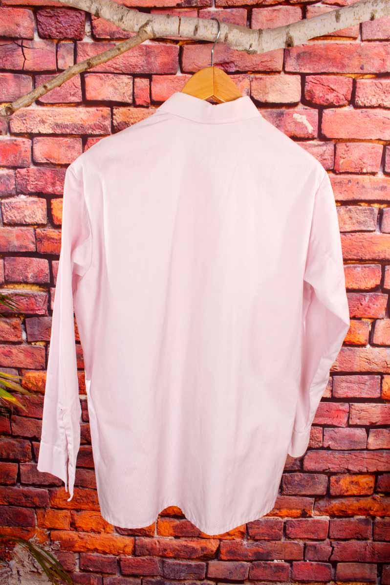60s Baumwolle Hemd rosa Muster