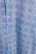 70s Hemd blau Muster