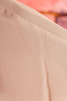 70s Nylon Hemd beige