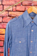 70s Denim Shirt blau