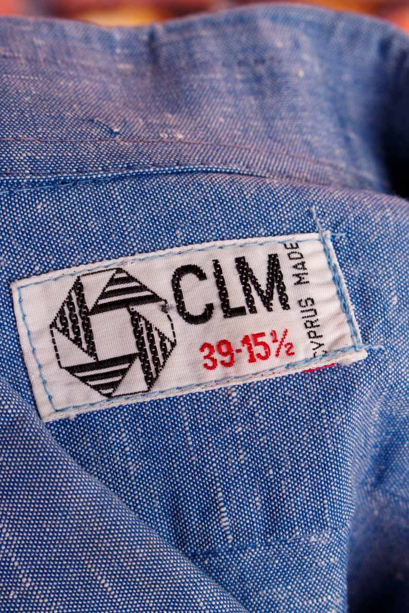 70s Denim Shirt blau