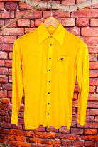 70s Shirt sonnengelb