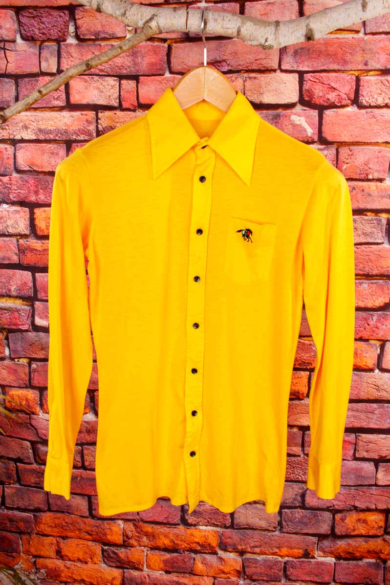 70s Shirt sonnengelb