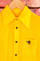 70s Shirt sonnengelb