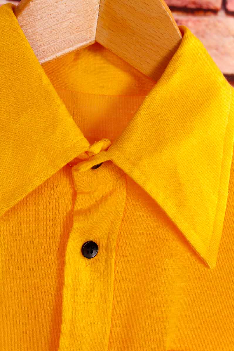 70s Shirt sonnengelb