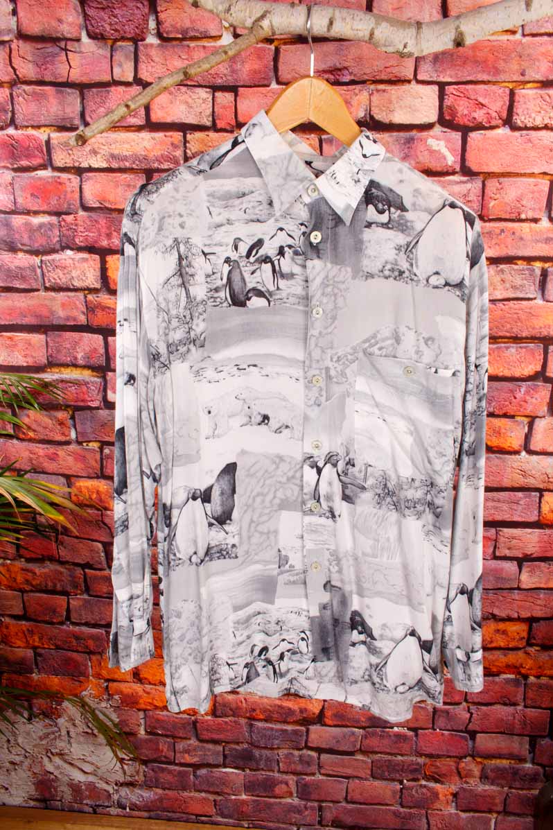 90s Hemd Eisbären + Pinguine