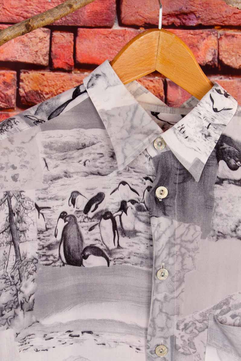 90s Hemd Eisbären + Pinguine