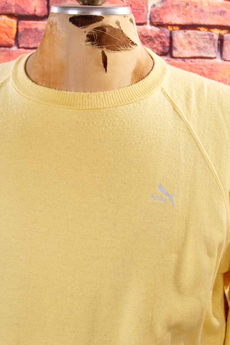 90s Puma Sweatshirt gelb