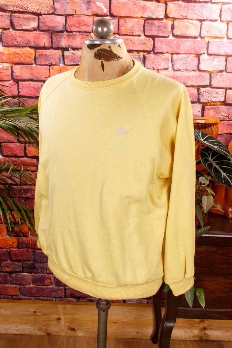 90s Puma Sweatshirt gelb