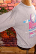 80s Bodybuilding Sweatshirt grau