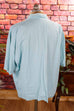 60s Nachthemd Shirt taubenblau