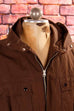 Vintage Windjacke braun Kapuze