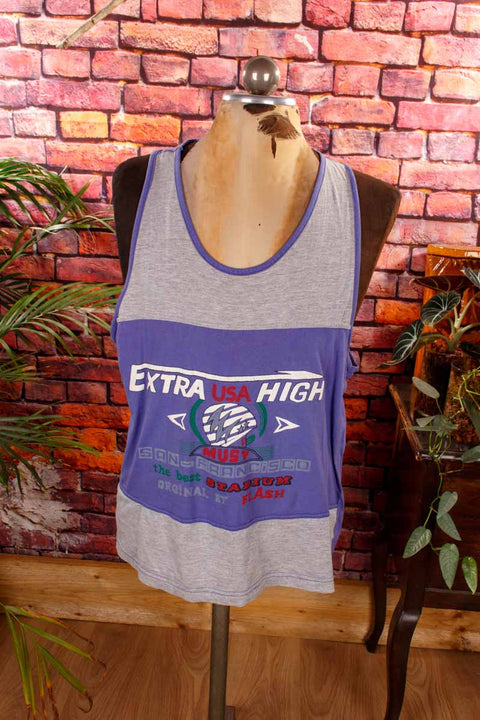 Vintage Ringershirt lila San Francisco