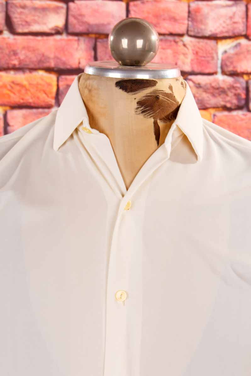 DDR Nylon Hemd beige