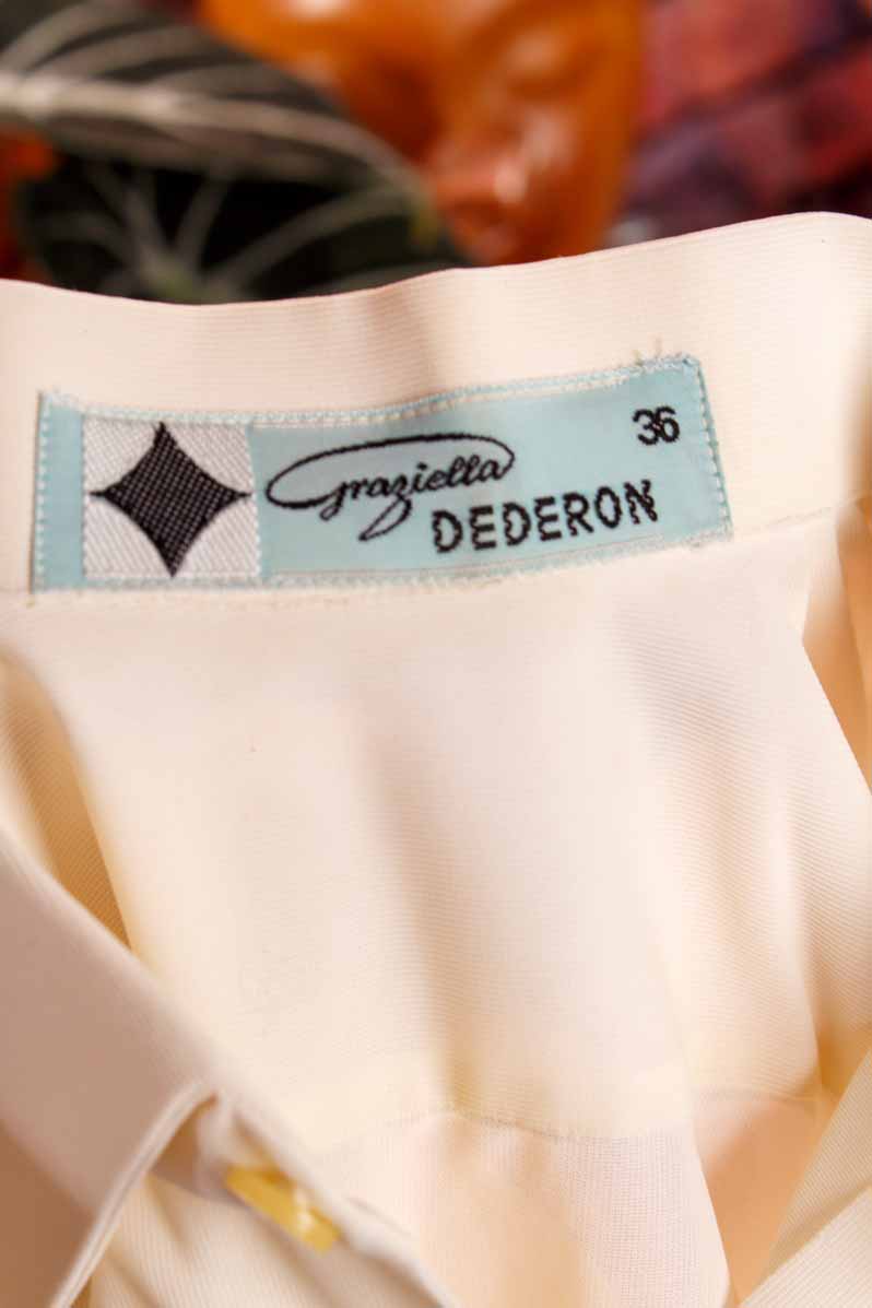DDR Nylon Hemd beige