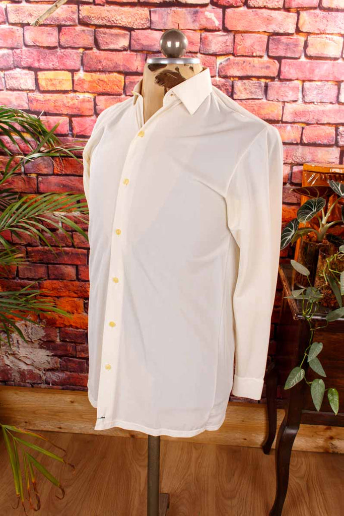 DDR Nylon Hemd beige