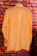 70s Hemd orange kariert