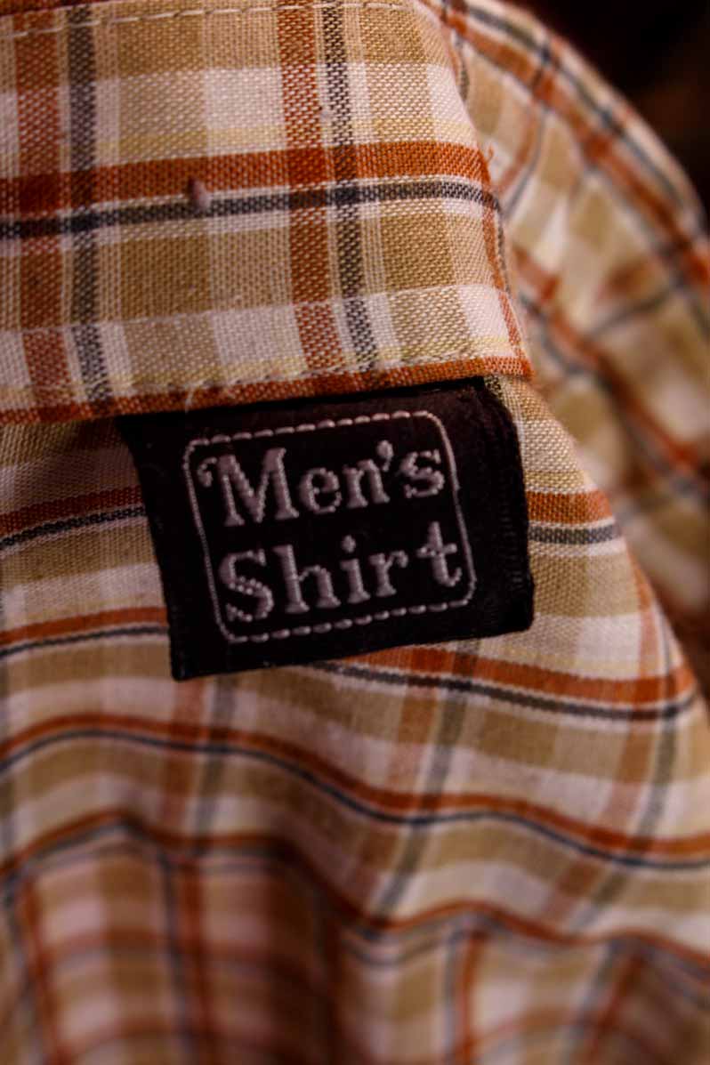 kariertes Vintage Hemd braun grün