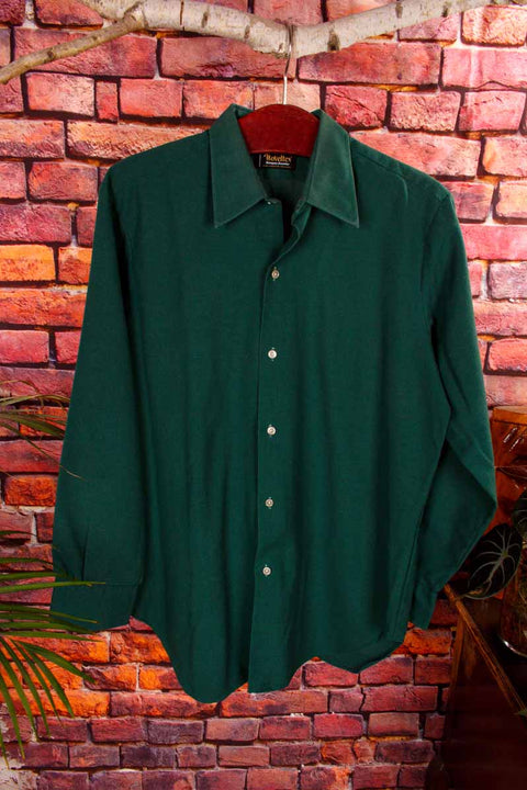 70s Hemd grün