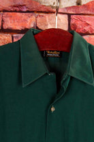 70s Hemd grün