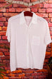 60s Hemd weiß Baumwolle