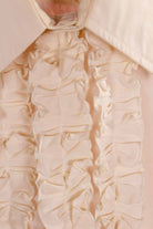 70s Rüschenhemd creme