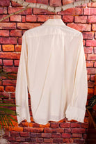 70s Rüschenhemd creme
