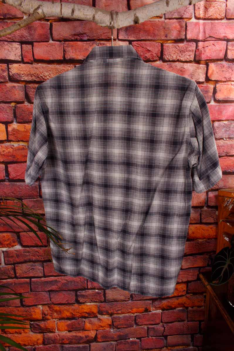 50s Rockabilly Hemd blau kariert