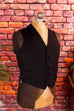 Vintage Weste schwarz