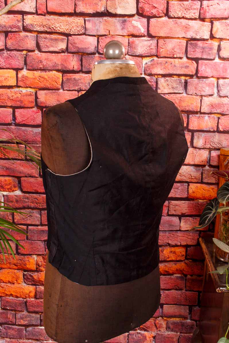 Vintage Weste schwarz