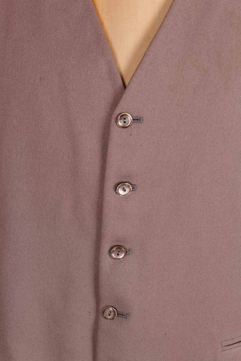 Vintage Weste grau Wolle
