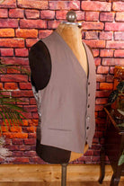 Vintage Weste grau Wolle