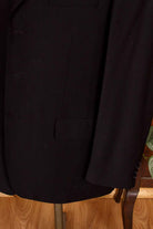 eleganter Wolle Anzug schwarz